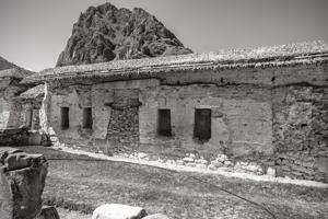 Archaeological ruins of house